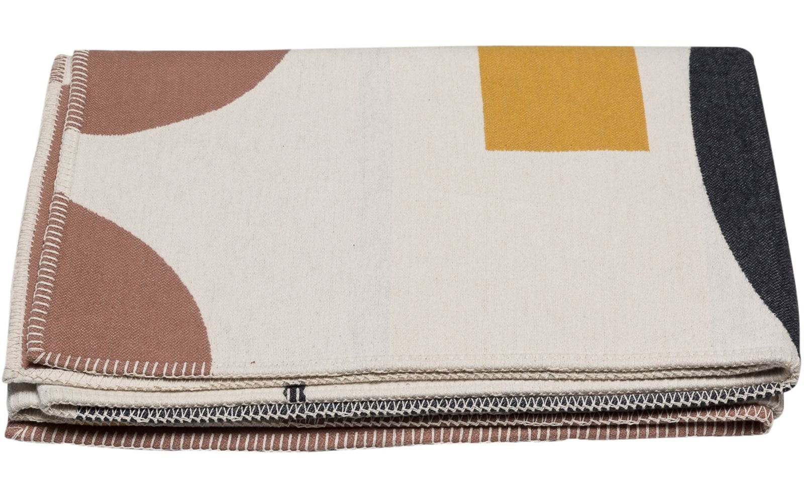 Plaid Moderne écru 145x220 David Fusseneger 