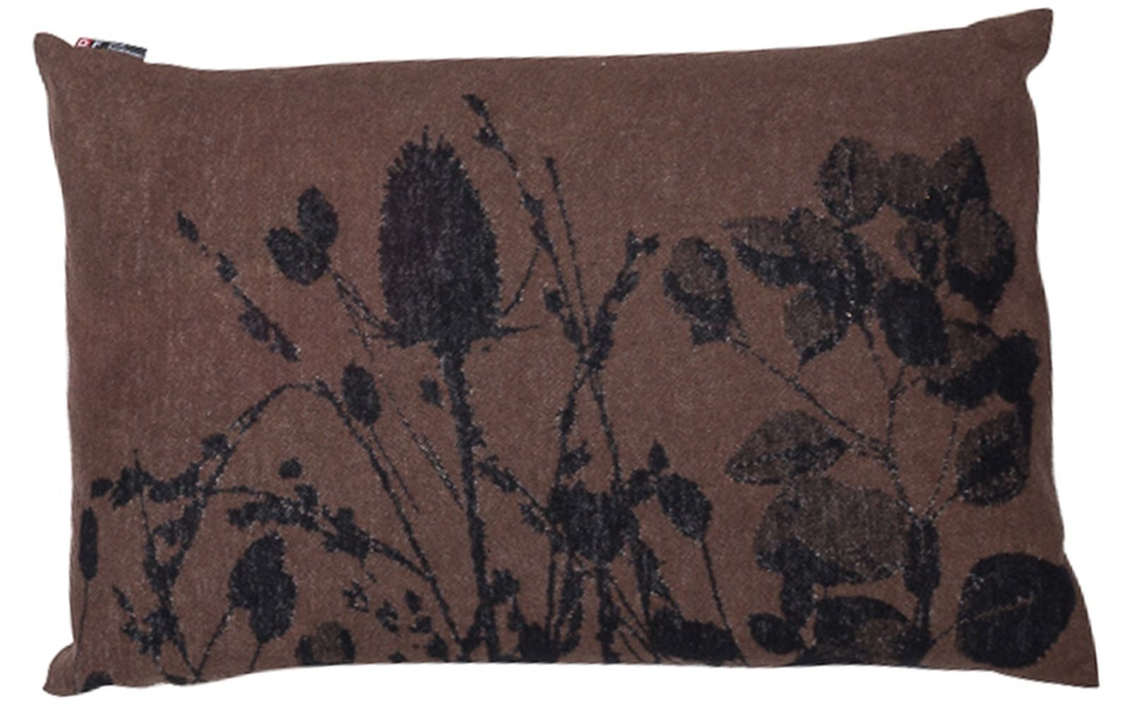 Housse de coussin Silvretta "Herbes" Mocca 40x60 David Fusseneger 