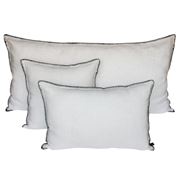 Housse de coussin Mansa Blanc 55X110 Harmony