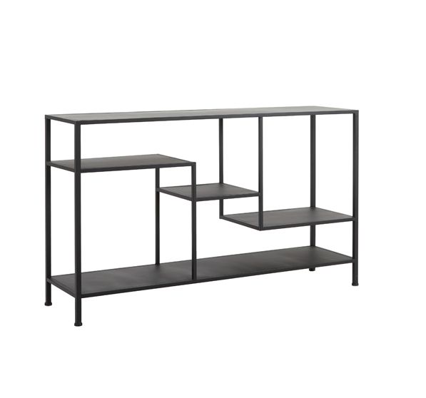 Console Yvana Noir 141x37x81cm Light and Living