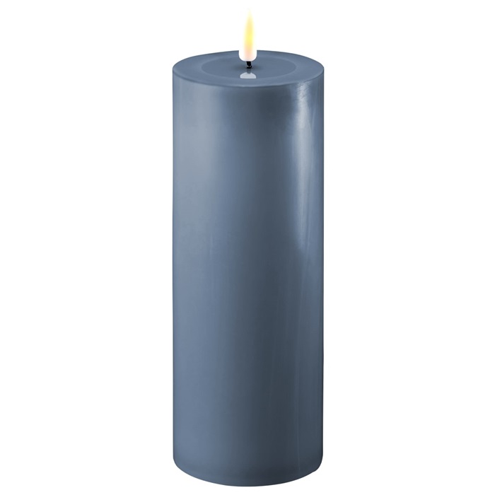 Bougie LED Bleu Froid 7,5x20 DELUXEHomeArt