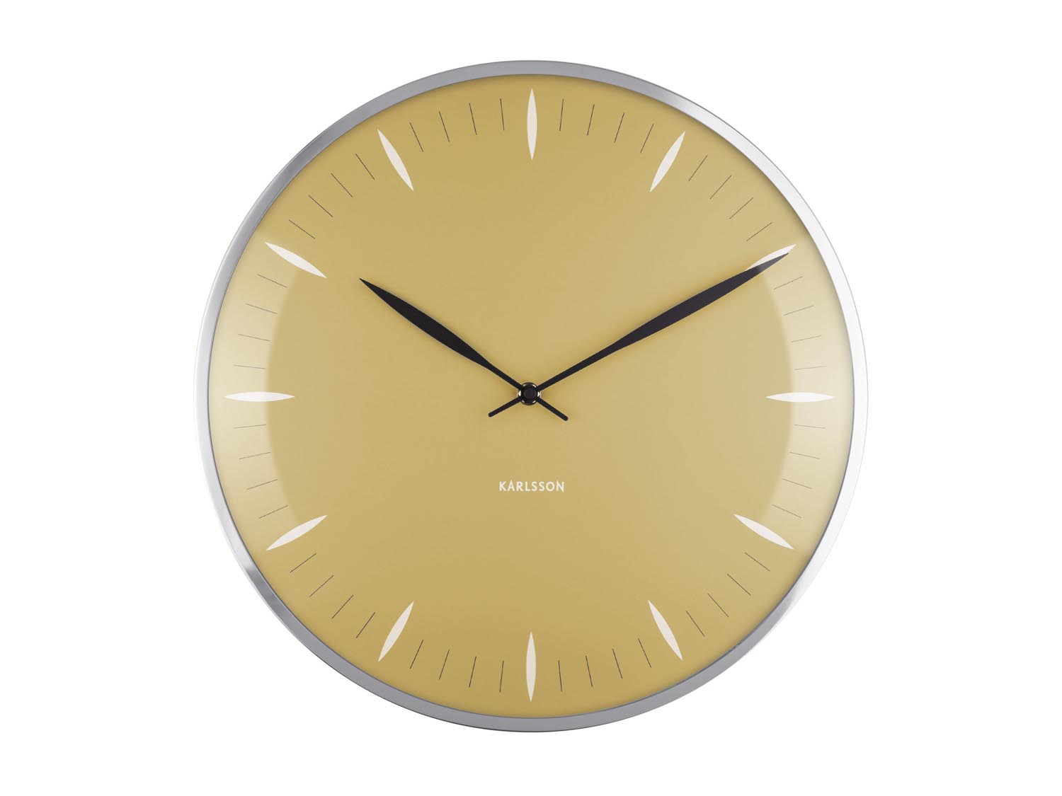 Horloge Leaf Jaune Karlsson