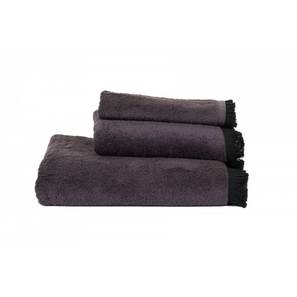 Serviette Bornéo Noir 30X50 Harmony 