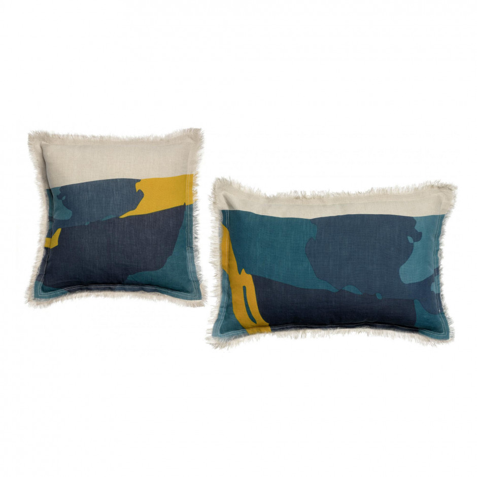 Coussin Zeff Naia Encre 45 X 45 Vivaraise 
