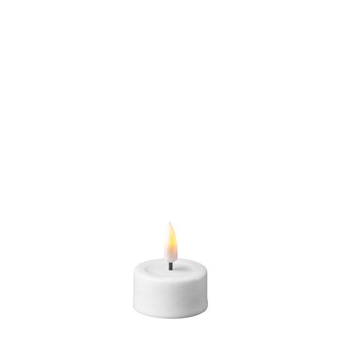 Bougie LED Blanche 4,1x4,5 DELUXEHomeArt
