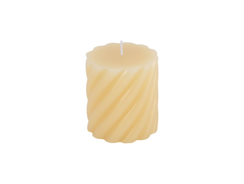 Bougie Swirl Ivoire Petit Present Time 
