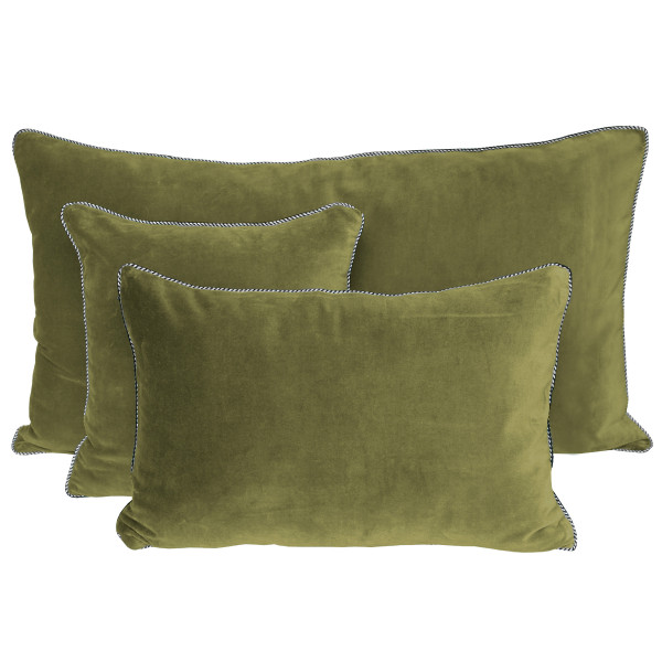 Housse de coussin Delhi Olive 55X110 Harmony