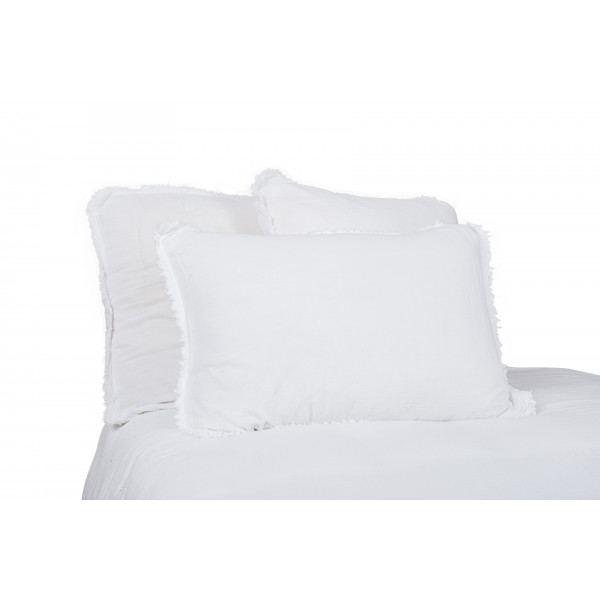 Taie d'oreiller Katni Blanc Harmony