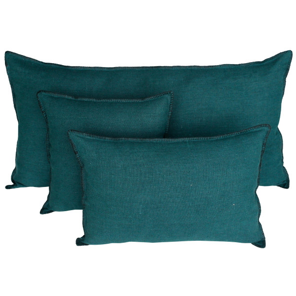 Housse de coussin Mansa Bleu de prusse 55X110 Harmony