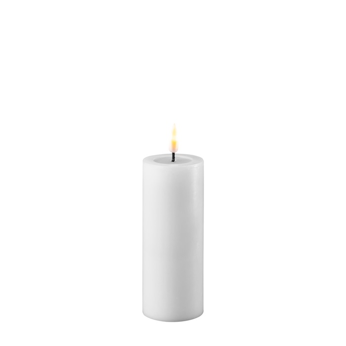 Bougie LED Blanche 5x12,5 DELUXEHomeArt