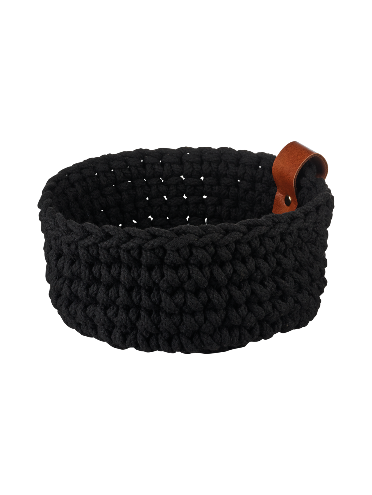 Panier à crochet M noir Asa
