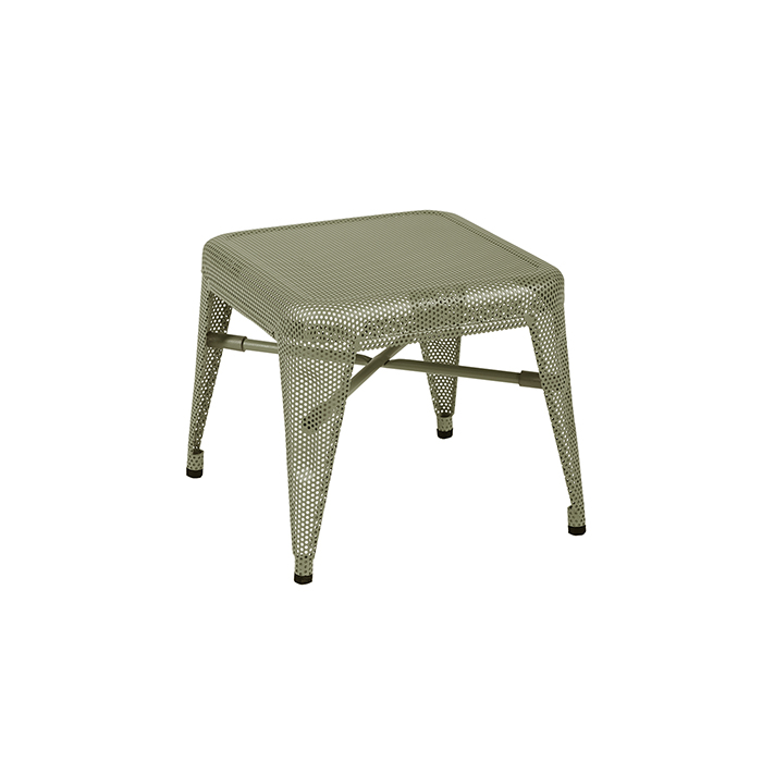 Tabouret H30 Olive Perforé Tolix