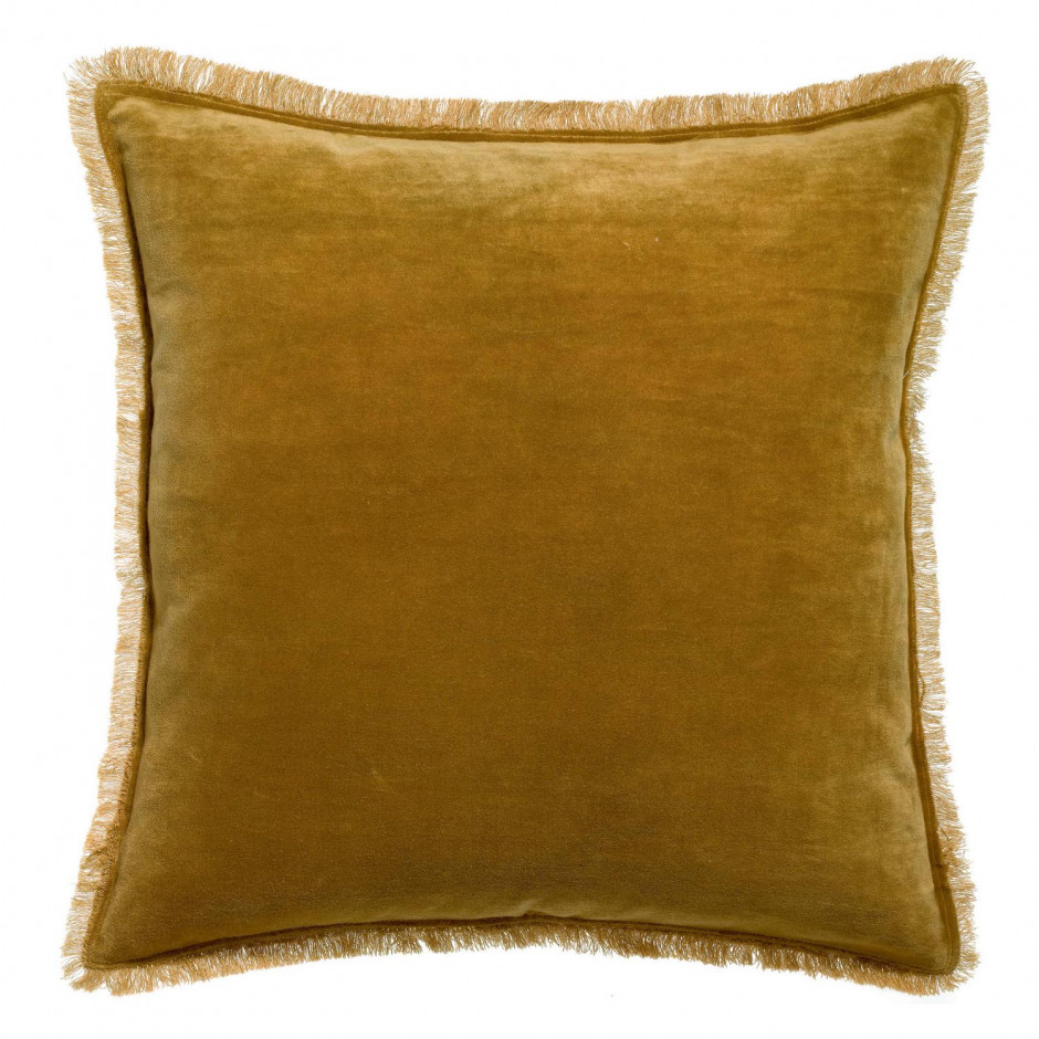 Coussin uni Fara Bronze Vivaraise