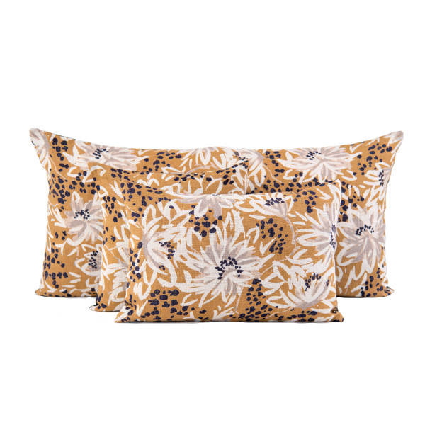 Housse de coussin Kyape Tabac 55X110 Harmony