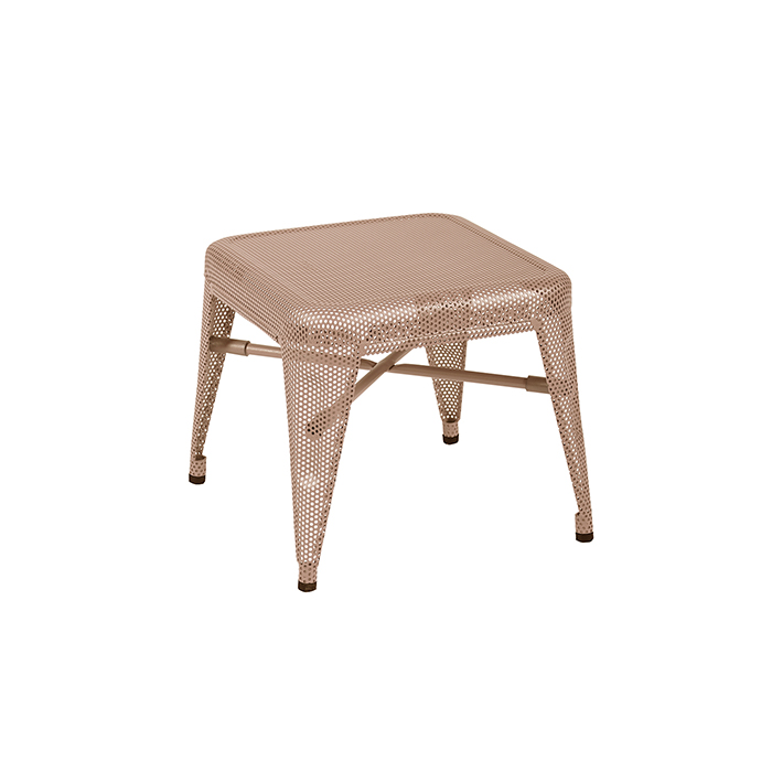 Tabouret H30 Rose Perforé Tolix