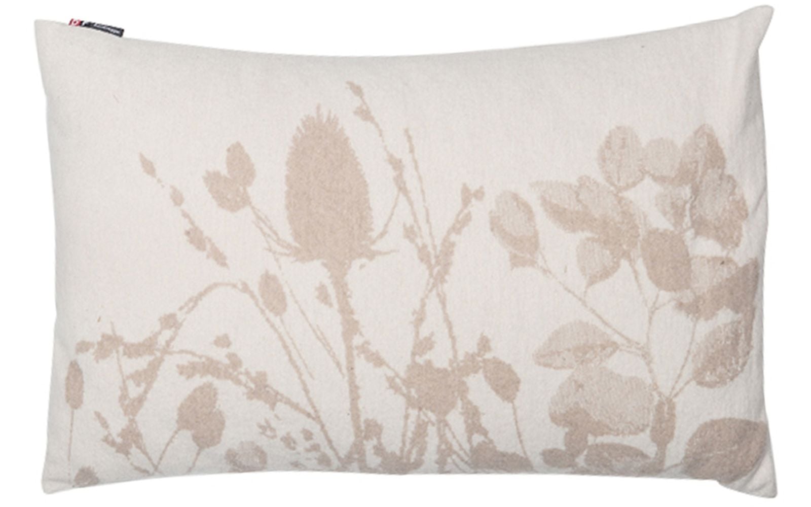Housse de coussin Silvretta "herbes" écru 40x60 David Fusseneger 