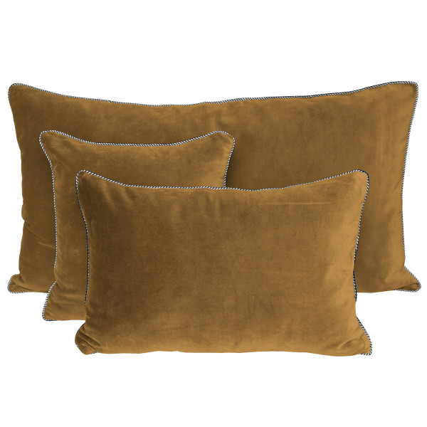 Housse de coussin Delhi Tabac 55X110 Harmony