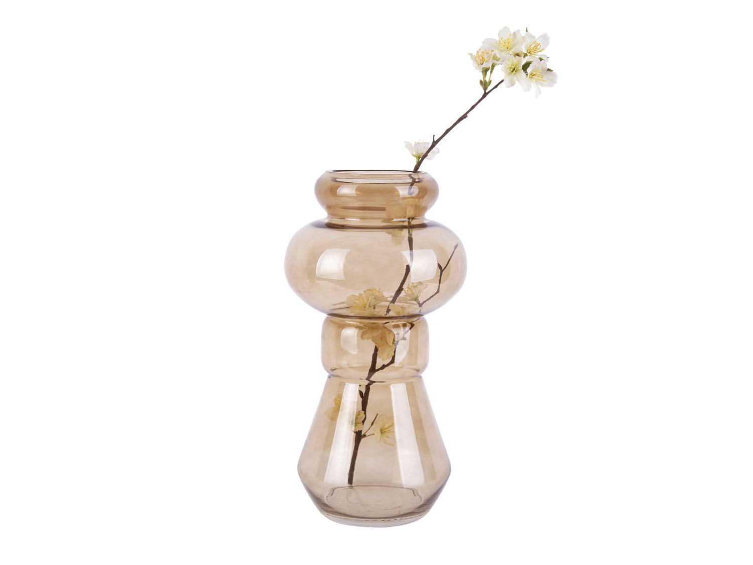 Vase Morgana en Verre Ambre Present Time