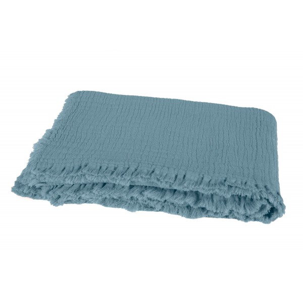 Plaid Vanly 130X180 Bleu Stone Harmony 