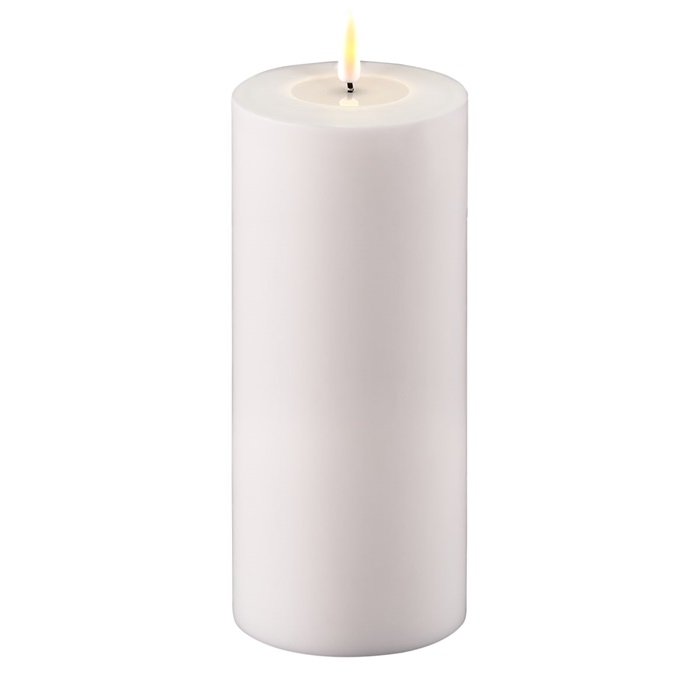 Bougie LED OUTDOOR Blanche 10x20 DELUXEHomeArt