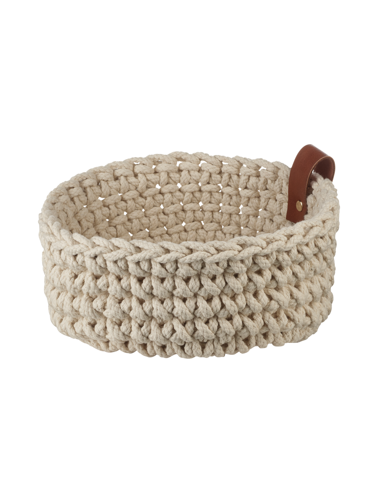 Panier à crochet M écru Asa