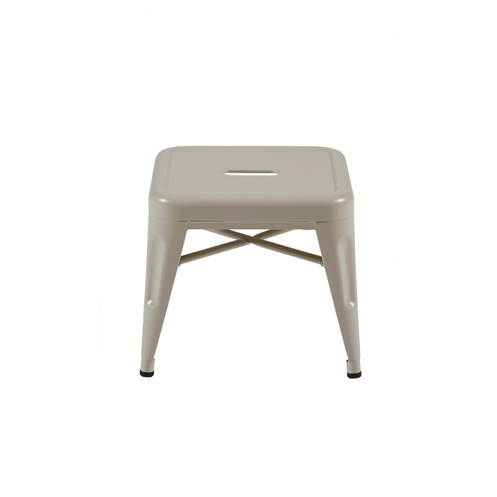 Tabouret H30 Gris soie Tolix