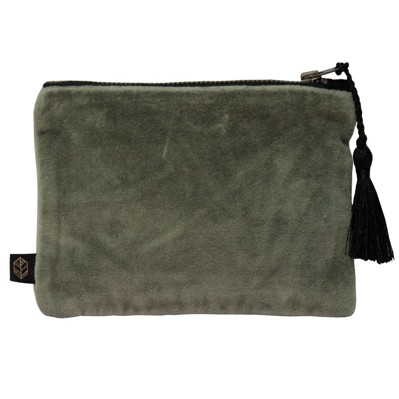 Pochette Delhi Kaki 15x11cm Harmony